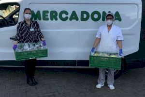 Mercadona dona 13.000 kilos de alimentos a once entidades sociales de Valencia y de Castellón