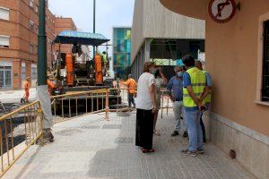 Las obras del nuevo bulevar del barrio la Bosca en Burriana encaran la recta final