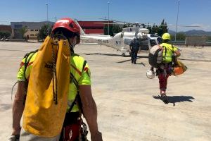 Emergencias de la Generalitat coordina 74 rescates con helicóptero el primer semestre de 2020
