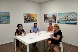 Junta Central Fallera mantiene una reunión de trabajo con la Fundación Trinidad Alfonso