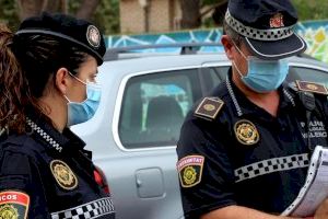 La Policía Local multa a 800 personas por no llevar la mascarilla en Valencia