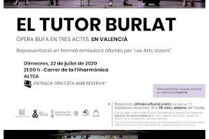 Altea acollirà l'òpera bufa en valencià "El Tutor Burlat"