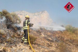 Detenido un hombre por el incendio forestal de Monóvar