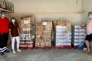 El Banco de Alimentos de Alcalà de Xivert recibe más de 2.600 kilos de alimentos del Fondo de Ayuda Europea para las Personas Más Desfavorecidas