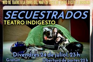 Secuestrados, de la compañía aragonesa Teatro Indigesto, cerrará el ciclo de teatro de verano en la Torre del Mar