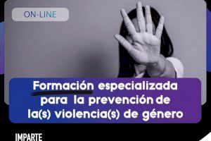 Formació especialitzada per a la prevenció de la violència de gènere a Crevillent
