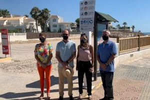 El Ayuntamiento de Orihuela presenta unos postes para medir la afluencia de personas en las playas oriolanas