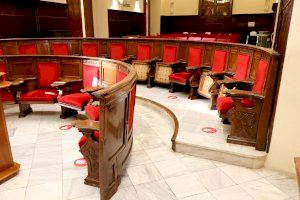El Pleno Ordinario de julio de Sagunto se celebrará en el Salón de Plenos solo con la presencia de los concejales