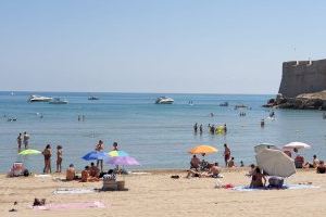 La Playa Norte de Peñíscola registra una ocupación media en julio del 20%