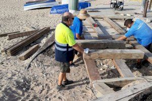 Reposición y reparación de las maderas de la Senda Peatonal de la Mata de Torrevieja
