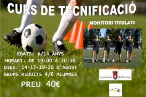 Almenara programa unas jornadas de tecnificación de fútbol