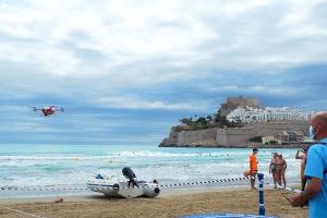 Las Playas de Peñíscola se mantienen en agosto por debajo del 50% de su aforo máximo