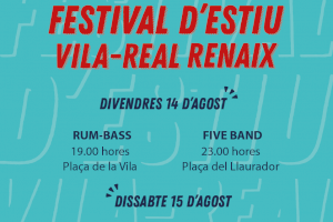 El  festival Vila-real Renaix continua aquest cap de setmana apostant per grups locals i nous gèneres musicals