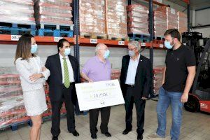 Bankia y el TAU Castelló entregan 10.750 € al Banco de Alimentos de Castellón
