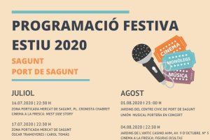 La programación Verano 2020 de Puerto de Sagunto se despide con un espectáculo infantil, un cabaret y un castillo de fuegos artificiales