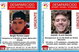 Buscan a dos jóvenes desaparecidos desde el lunes en la provincia de Alicante