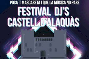 El Castell d´Alaquàs acoge un festival de música electrónica para concienciar a la juventud a la importancia del uso de mascarilla