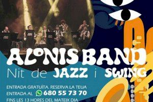 El jazz de Alonis Band revivirá la época dorada de las ‘big bands’ el próximo viernes en el Auditori de la Barbera de la Vila Joiosa