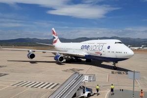 El aeropuerto de Castellón recibe el avión de mayor tamaño desde su puesta en marcha