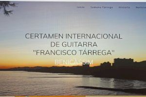 El certamen de guitarra Francisco Tárrega de Benicàssim estrena web a una semana de los conciertos programados