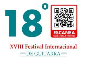 La 18a Edició del Festival Internacional de Guitarra de Hondarribia-Peníscola se celebrarà del 27 al 30 d'agost