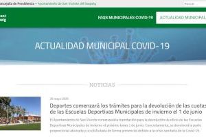 Cs Benidorm denuncia que "la web municipal sobre el Covid que costó 2.700 € lleva tres meses sin actualizar"