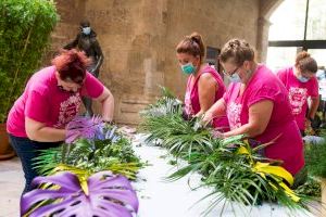 Los floristas decoran 20 municipios valencianos con ayuda de la Diputació de València