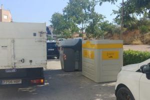 Riba-roja instala 45 nuevos contenedores de reciclaje de plástico y cartón para cubrir las demandas de los vecinos
