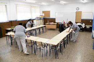 Paiporta refuerza la limpieza y desinfección de los centros educativos para el comienzo del nuevo curso escolar