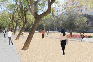 El Ayuntamiento licita la remodelación del parque Manuel Granero de Russafa con una inversión de 600.000 euros