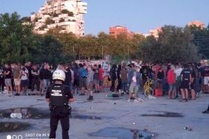 Desalojan una fiesta de 300 personas en Benimaclet