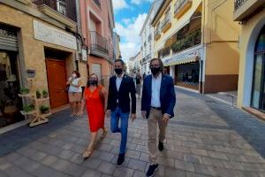 El vicepresidente Carlos Fernández Bielsa visita las obras de la Diputació de València en el Valle de Ayora-Cofrentes