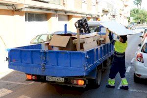 El nou sistema de recollida de trastos i mobles de Paiporta triplica la capacitat dels mitjans municipals