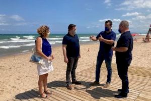 Mompó pide «soluciones y unidad» ante la creciente regresión que sufren las playas del sur de la Safor