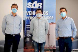 SOR Ibérica, líder en vehículos frigoríficos, viajará por España con el Family Cash Alzira FS