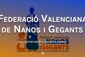 La Federació Valenciana de Nanos i Gegants estrena una nova pàgina web