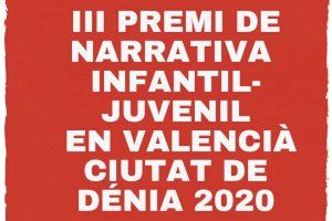 El jurat declara desert el Premi de narrativa infantil-juvenil en valencià Ciutat de Dénia 2020