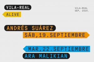 Vila-real presenta el cicle Vila-real Alive amb els concerts d’Andrés Suárez, Ara Malikian, Coque Malla i Maldita Nerea per a impulsar el renaixement cultural i econòmic de la ciutat