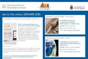 La Sede Universitaria de La Vila Joiosa presenta su programación para el mes de septiembre