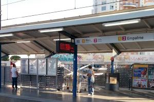 La Generalitat inicia las obras para completar el control de acceso a la estación de Empalme de Metrovalencia con una nueva línea de validación