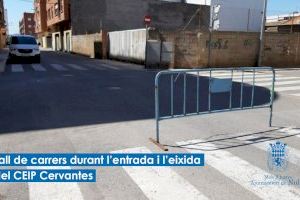 Nules cortará las calles adyacentes al CEIP Cervantes a las horas de entrada y salida de escolares