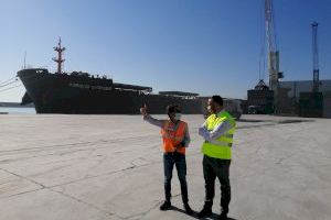 El Port de Castelló rep el major carregament de dacsa de la seua història