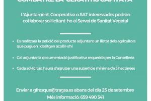 La Generalitat ayuda a los agricultores de Vinaròs a combatir la Ceratitis capitata