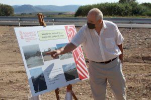 El Conseller de Obras Públicas visita Villena para conocer los trabajos de drenaje que Consellería ha llevado a cabo en la CV-809