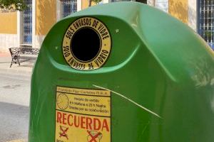 Medi Ambient impulsa el reciclatge de vidre entre els establiments hostalers de Crevillent