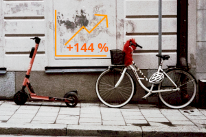 Se dispara un 144% la compra de bicicletas y patinetes