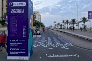 Las restricciones del tráfico en la playa de Gandia tienen premio en la Generalitat