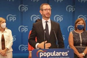 Maroto a València: "Cada vegada que el PSOE, Podemos i Compromís van de la mà s'ataca la propietat privada de la gent”