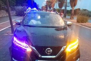 Conductor a la fuga: choca contra un árbol en Alicante y huye antes de que llegue la Policía