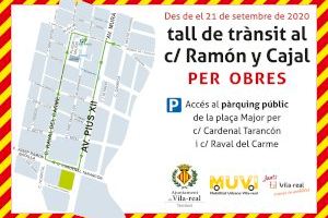 Les obres en Ramón y Cajal arranquen dilluns, de la mà d'una empresa local, per a millorar l'accés al centre
